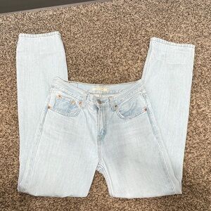 Levi's Women's Light Blue Low Pro Straight Jean